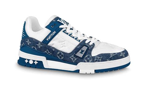 lv runner blue|lv trainers for men.